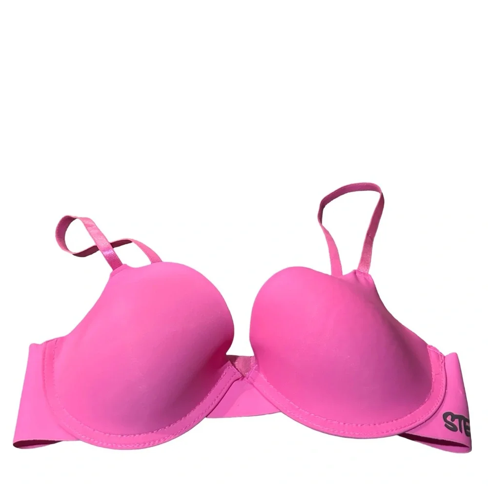 Steve Madden Women's Pink Underwire Bra Size 34C Seamless T-Shirt Bra